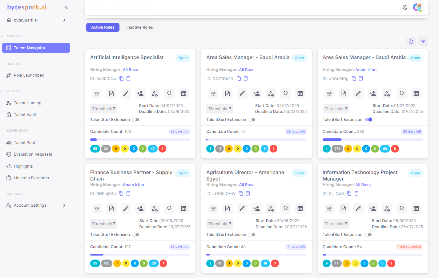 ByteSpark UI